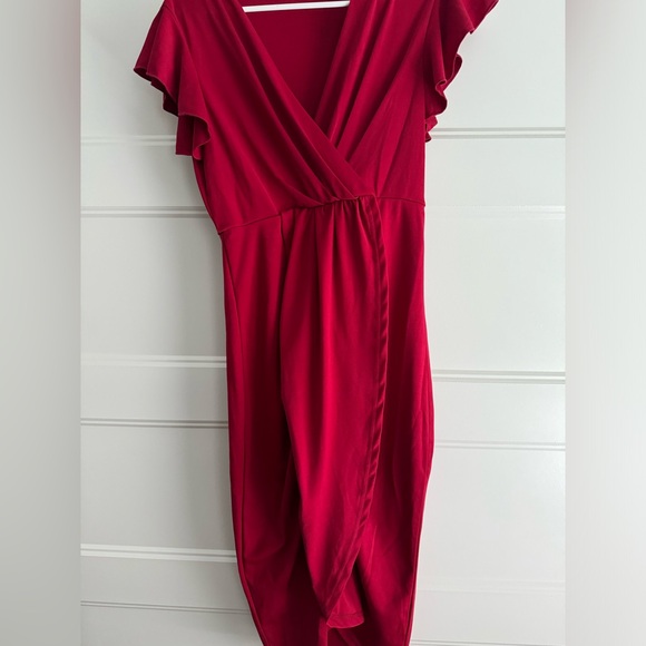 Red midi dress. Size S - Picture 3 of 3